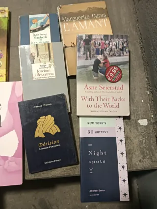 Libros inglés y francés