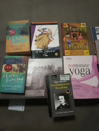 Libros inglés y francés