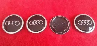 AUDI TAPAS LLANTA BUJE LOGO AUDI EN NEGR
