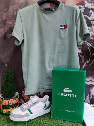 Zapatillas Blancas y Verdes