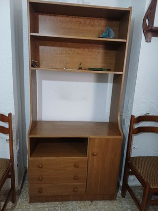 Mueble salón madera TV