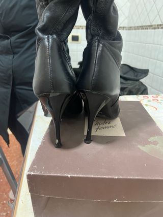 Stivali donna neri elasticizzati tg 40