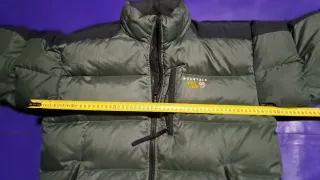 Chaqueta Mountain Hardwear Plumas Verde/Negra