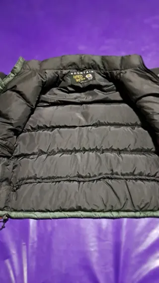 Chaqueta Mountain Hardwear Plumas Verde/Negra