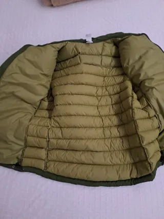 Plumas Quechua Verde Talla M hombre
