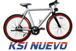 BICICLETA FIXIE FIXTYLE BLANCA T/S 73533