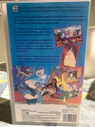 Pocahontas 2 VHS Viaje a un Nuevo Mundo