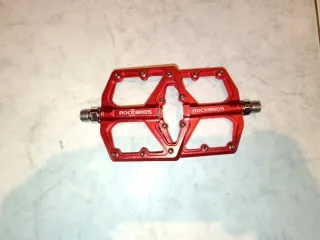 Pedales Rockbros Plataforma MTB Rojo