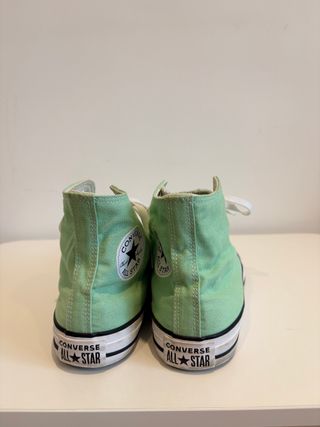 Converse All Star verdes menta T38