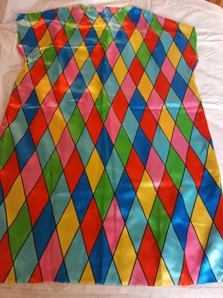 Disfraz Arlequín Multicolor Talla Única