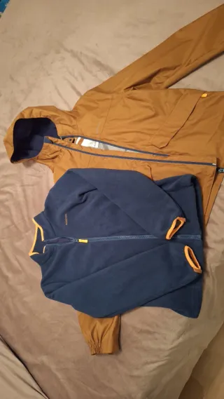 Chaqueta Quechua impermeable unisex 10-11 años