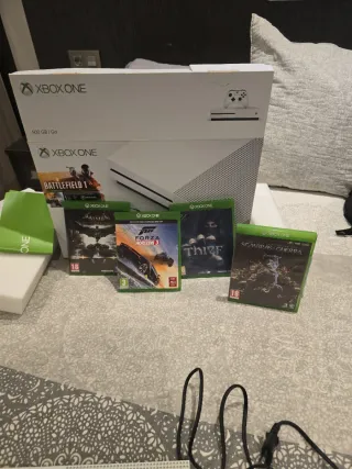 Consola Xbox One Blanca + Juegos