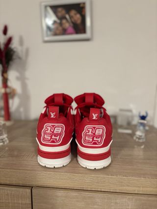 Zapatos Louis Vuitton Rojos y Blanco sin caja