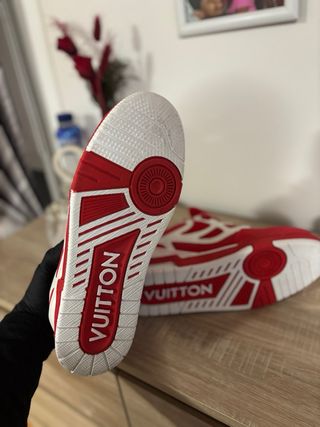 Zapatos Louis Vuitton Rojos y Blanco sin caja