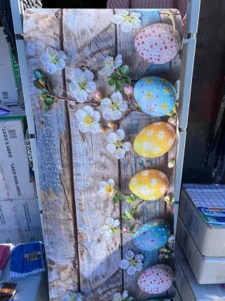Tappeto a metraggio Pasqua Uova Fiori