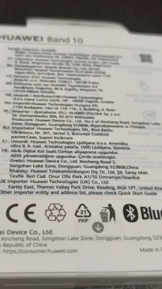 Huawei Band 10 – novo selado