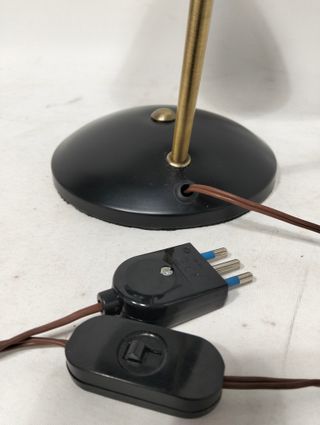 Lampada da scrivania vintage metallo