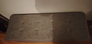 Baúl de almacenaje gris Medidas 108x 38