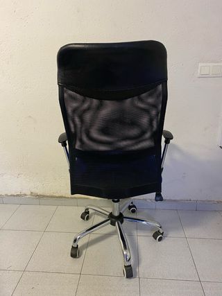Silla de Oficina Ergonómica Negra/Azul