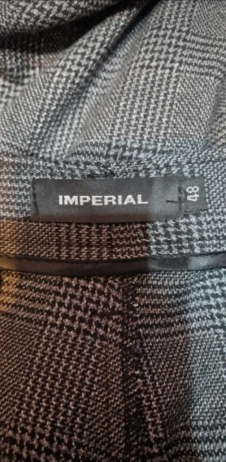 Pantaloni Imperial Uomo Taglia 48 Grigio