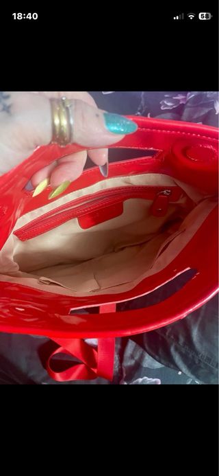 Borsetta Valentino Rossa Mano/Tracolla