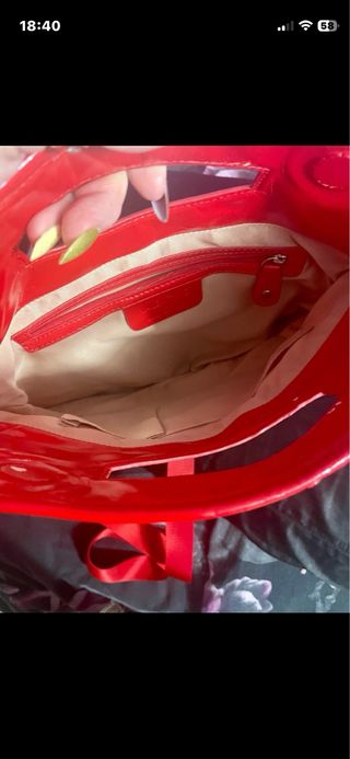 Borsetta Valentino Rossa Mano/Tracolla