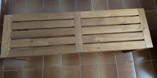 Banco de madera para exterior