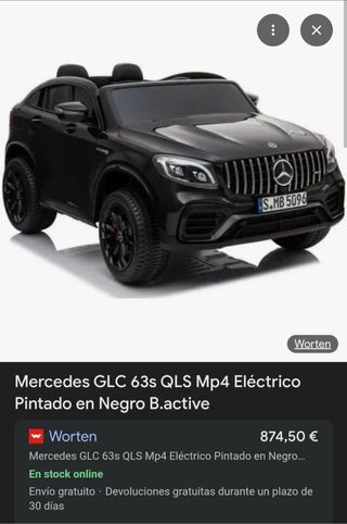 Mercedes GLC63S 12V 2 Plazas Negro