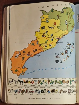 Geografía de España. S.M. 1962 Bachillerato 1°