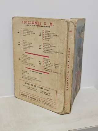 Geografía de España. S.M. 1962 Bachillerato 1°