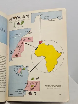 Geografía de España. S.M. 1962 Bachillerato 1°