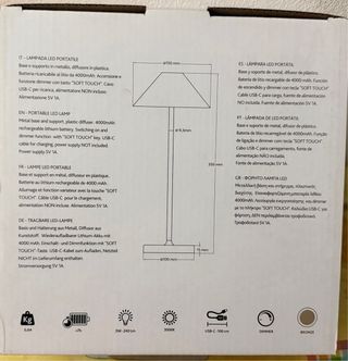 Lampada da tavolo Kelu Liberty Bronzo