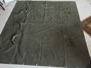Lona militar vintage das Forças Armadas, p/ abrigo