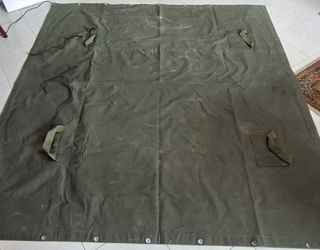 Lona militar vintage das Forças Armadas, p/ abrigo