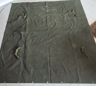 Lona militar vintage das Forças Armadas, p/ abrigo