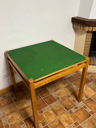 Mesa de madera reversible