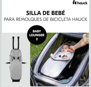 Seggiolino per bambini per rimorchi bici Hauck