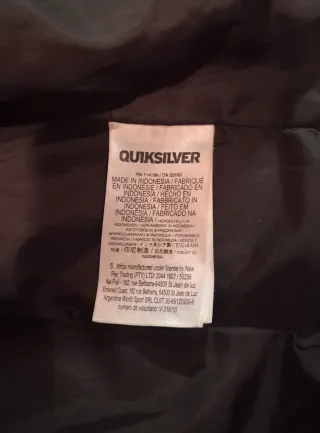 Chaqueta Quiksilver camuflaje