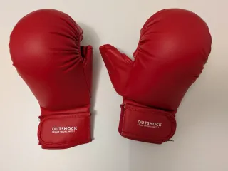 Mitones Karate Outshock 900 Rojos Talla L