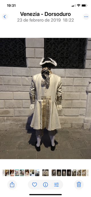 Disfraz Época Carnaval Venecia