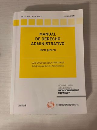 Manual de derecho administrativo. Parte general...