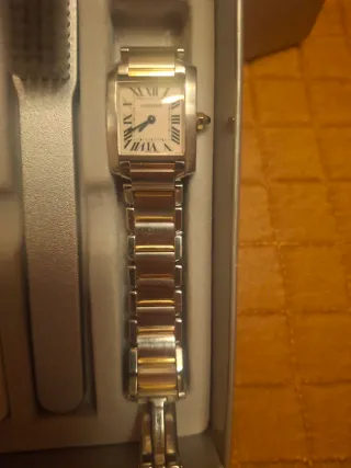 Reloj Cartier Tank Française Señora Pequeño