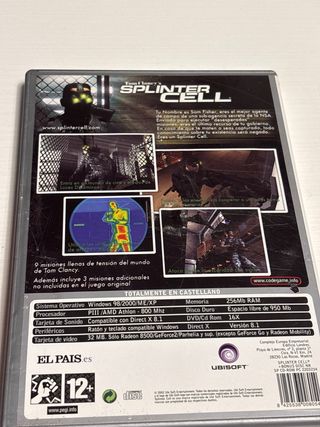 Juego PC Tom Clancy's Splinter Cell