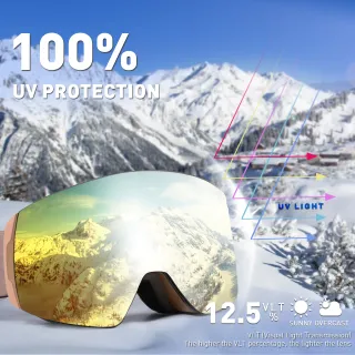 Gafas de esquí Kapvoe Magnéticas