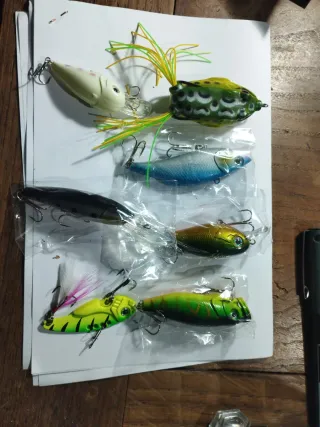 Lotes de señuelos de pesca