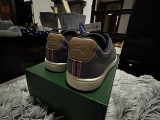 Zapatillas Lacoste Azul Grisáceo