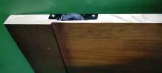 Cama madera maciza 190x90 con cajonera