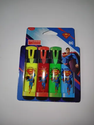 Set 4 Subrayadores Maped Superman