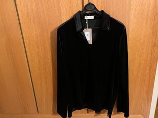 Camisa Negra Manga Larga Lara Laffaire