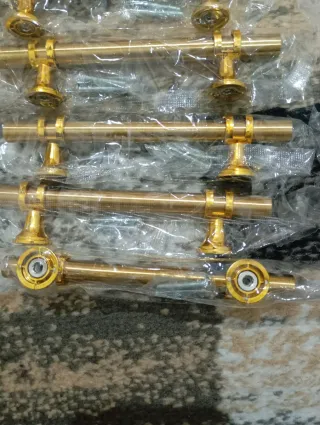 Tiradores dorados para muebles (pack 20 piezas)